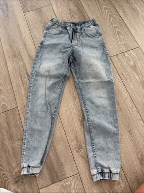 H&M Light Blue Denim Jogger Pants
